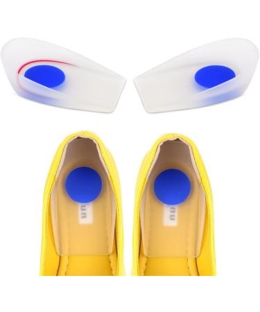 Buy Silicone Heel Liner Insoles - Thick Shock Absorption for Heel Spurs & Cracked Heels - Extra Soft Comfort - Large Size - International Shipping - Buy Online on GoSupps.com