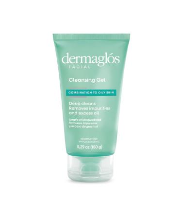 Facial Cleanser Gel For Oily Skin And Sensitive Skin | Provitamin B5 Allantoin Glycerin | Daily Face Wash Deep Cleansing Impurity & Excess Oil Removal | 5.29 Oz