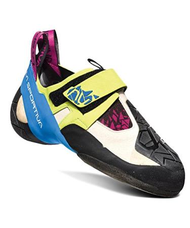 La Sportiva Women's Climbing Shoes 7 Apple Green/Cobalt Blue