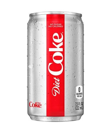 Diet Coke Mini-Cans, 7.5 fl oz (Pack of 24) Diet Coke 7.5 Fl Oz (Pack of 24)