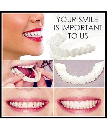 Customizable Temporary Fake Teeth 2 PCS - Smile Improvement and Whitening Substitute for Everyone - Multicolor - Buy Online on GoSupps.com