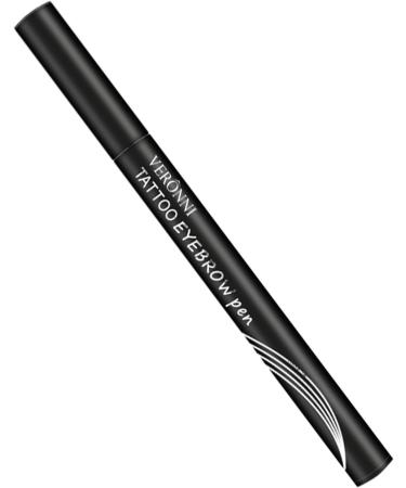 Four-Headed Eyebrow Pencil | 3D Liquid Eyebrow Makeup Pencil Long-Lasting Formula Eyebrow Makeup Tool for Dating Parties Anniversary and Daily Use D: Black - Buy Online on GoSupps.com