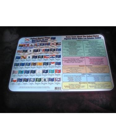USA Laminated Placemat: Fun Geography Learning Tool for Mealtime - Buy Online on GoSupps.com