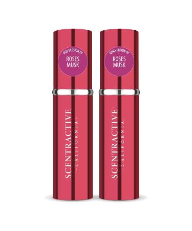 CA Perfume Impression of Roses Musk For Women Replica Version Fragrance Dupes Concentrated Long Lasting Eau de Parfum Spray Refillable Atomizer Bottle 0.17 Fl Oz/5ml-X2 MNTLE ROSES MUSK IMPRESSION 0.34 Fl Oz (Pack of 1)