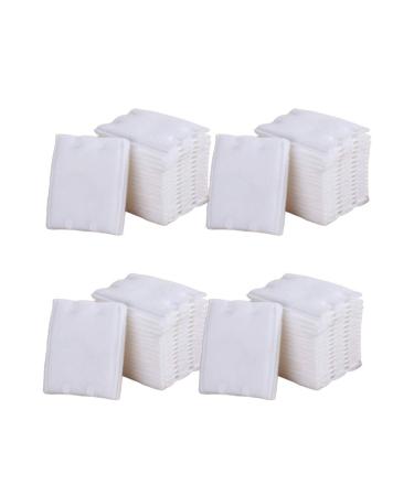 Minkissy Cotton Pads Makeup Remover Cotton Squares Baby 222 Quadratical Vlies cushions Mull pillow pillow cleaning pillows Wandlay cushion for in make-up-Wound supply cotton pads cosmetic cotton pads