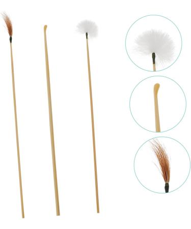 FRCOLOR 3pcs Bamboo Ear Cleaning Kit Earwax Removal Tools Goose Multipurpose Ear Care Products for Adults Boys and Girls - Buy Online on GoSupps.com