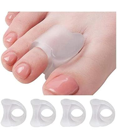 Jinlanshop Gel Toe Caps - Large Toe Extensor Spreader for Hallux Valgus Overlapping & Hammer Toes Relief - Buy Online on GoSupps.com