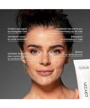 Improvital Group BV Soft Exfoliating Face Scrub gentle facial peeling stimulates cell regeneration effective for skin improvement for even skin mild peeling with pentavitin 100 ml - Buy Online on GoSupps.com