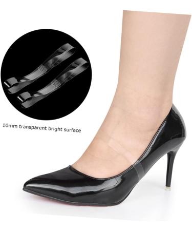 NOLITOY 6 Pairs Invisible Transparent Shoelaces - Elastic Shoe Accessories for Women Clear High Heel Straps & Tape - Buy Online on GoSupps.com