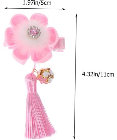 Amosfun 2 Pairs Hairpin Kids Barrettes for Hair Spring Festival Hair Clip Chinese New Year Hair Pin Hanfu Hair Barrettes for Girls Tassel Hair Clips Child Hairball Zinc Alloy - Buy Online on GoSupps.com