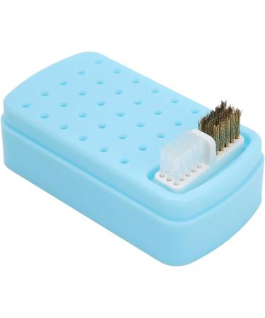 Nail Drill Bit Cleaning Brush Holder Portable 30 Hole Nail Drill Bit Holder Dustproof Space Saving for Nail Salon (Blue) - Buy Online on GoSupps.com