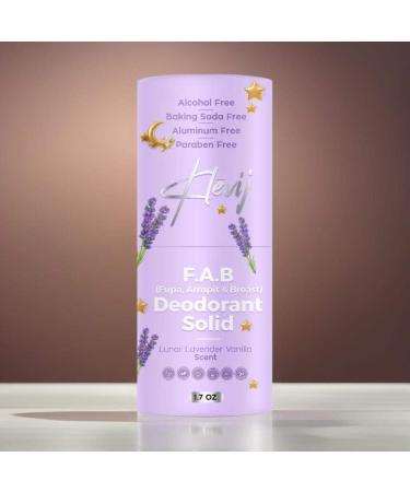 All Natural F.A.B. Deodorant - Lunar Lavender | Organic Aluminum-Free for Fupa Armpit & Breast Areas - 1.7 oz - Buy Online on GoSupps.com