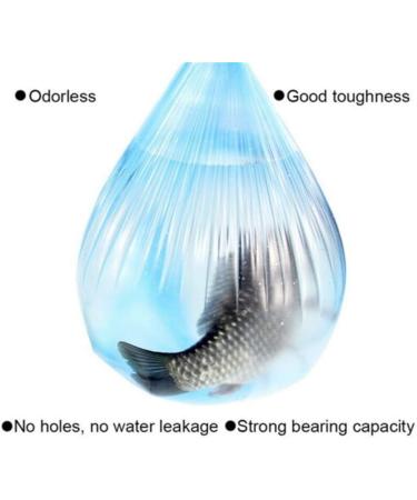 100Pcs Trash Bags Durable PE Garbage Bag Ultra Strong PE Clear Rubbish Organizer Pouch Home Kitchen Litter Bag (Gray) - Buy Online on GoSupps.com