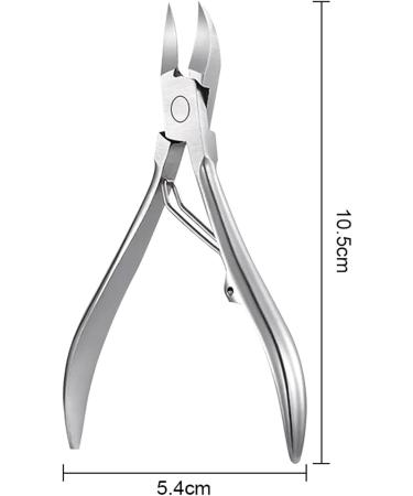 Nail Clipper Professional Fingernail Toenail Cuticle Nipper Trimming Stainless Steel Nail Clipper Cutter Cuticle Scissor Plier Manicure Tool - Buy Online on GoSupps.com