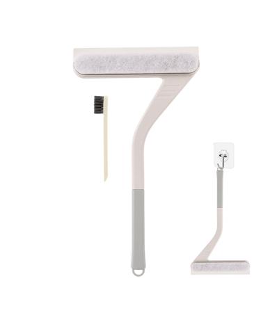 Fovolat Window Cleaning Squeegee | Household Multipurpose Cleaner Tool Portable Space Saving Squeegee Window Cleaning Tool for Glass Doors Grey