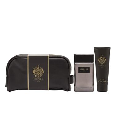 Donald Trump Empire By Donald Trump For Men Edt Spray 3.4 Oz & Shower Gel 3.4 Oz & Toiletry Bag