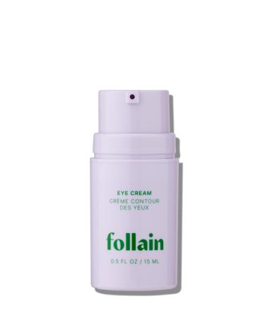 Follain 5% Vitamin C + Caffeine Brightening Eye Cream for all Skin Types | Visibly Reduce Dark Circles Puffiness & Wrinkles - Clean Beauty Daily Hydrating Eye Treatment - Vegan & Cruelty-Free