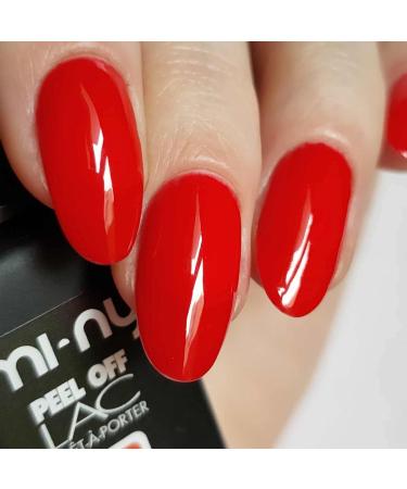 One Step 3 in 1 Peel Off Gel Nail Polish - Red Passion 11ml