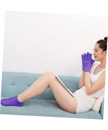 Healeved 6 Sets Hand and Foot Care Set Womens Socks Dry Cracked Heels Socks Women s Socks Foot Moisturizing Socks Gloves Socks for Heels Spa Miss Skin Care Set Vegetable Gel - Buy Online on GoSupps.com