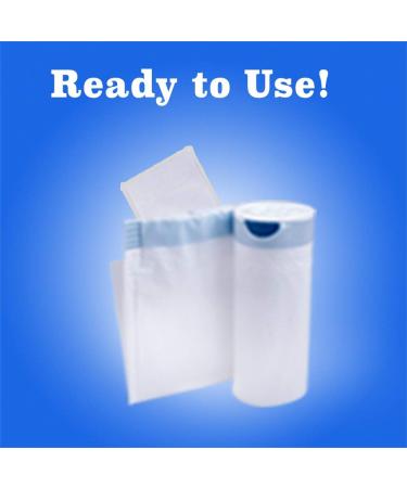 Medokare Commode Liners with Absorbent Pad - 24 Pack - Disposable Adult Commode Chair Liners - Fits Standard Bedside Commode Buckets - Toilet Pail Liners - Buy Online on GoSupps.com