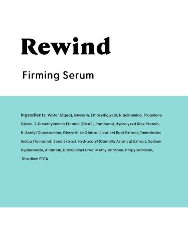 Stratia Rewind Serum | Firming & Hydrating | Reduce Hyperpigmentation with DMAE Niacinamide & Hyaluronic Acid | 1.3 Fl Oz - Buy Internationally - Buy Online on GoSupps.com