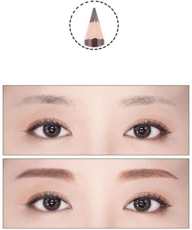 Baluue 2pcs Eeyebrow Pen with Brush Eyebrow Definer Pencil Eyebrow Makeup Long Lasting Waterproof Light Coffee 2# 1 count (Pack of 1) Light Coffee 2 - Buy Online on GoSupps.com