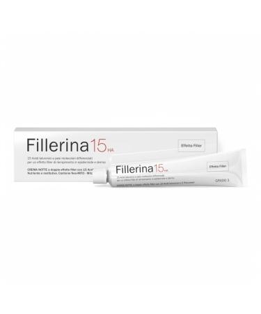 Fillerina 15HA Face Night Cream Anti-Age Immediate and Lasting Filler Grade 3 50ml