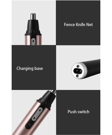 4 in 1 Nose & Eyebrow Trimmer - USB Rechargeable Waterproof Hair Removal Tool for Travel & Home - Black - Buy Online on GoSupps.com