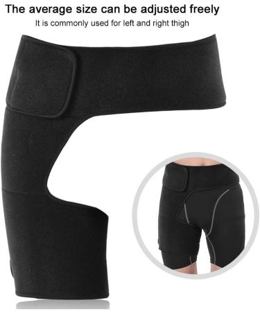 Pilipane Thigh Brace Support - Adjustable Unisex Muscle Wrap for Hamstring & Quad | Best for Sports & Injury Recovery - Buy Online on GoSupps.com