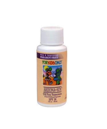 Arizona Sun - Sunscreen SPF 30 For Kids 1 oz Total Sun Protection Lotion - Oil Free Sunblock Cream - Face and Body Sun Screen Children s Sun Block
