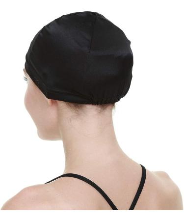 Wig Cap-100% Mulberry Silk for Bald Head | Breathable & Soft | Black Silk - Buy Online on GoSupps.com