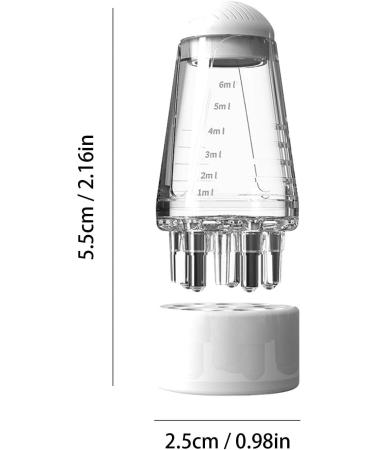 Applicateur D'huile Capillaire | Applicateur D'huile Pour Cheveux | Outil Massage Des Cheveux Solides | Applicateur D'Cuir Chevelu Pour L'huile Essentielle Liquid | Pour Le Soin Blanc - Buy Online on GoSupps.com