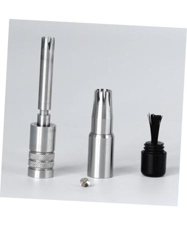 Healeved Manual Nose Trimmer Silver Portable Nose Trimmer for Men and Women Nose Trimmer Nose Cleaning - Buy Online on GoSupps.com