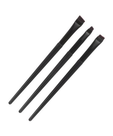 Baluue 3pcs Eyeliner Brush Eyebrow Brush Female Makeup Brush Make up Brush Makeup Black Eyeliner