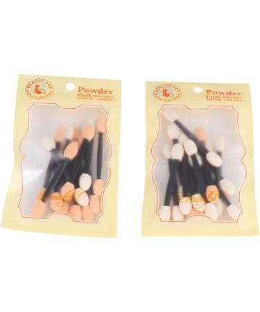 Didiseaon 48 Pcs Eyeshadow Stick Smudge Eye Brush Eyeshadow Brush Kit Eye Shadow Brush Sponge Miss Set 7cmx2pcs Black+whitex2pcs - Buy Online on GoSupps.com