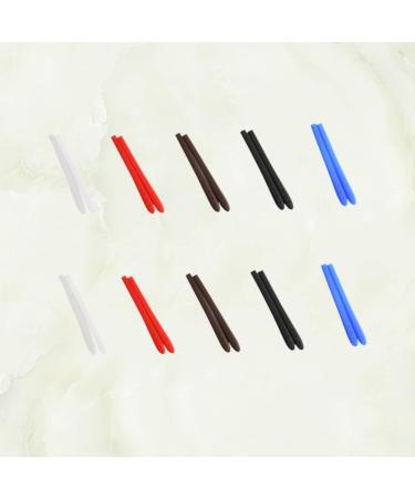 FOMIYES 10 Pairs Eyeglasses Accessories - Non-Slip Silicone Ear Grips & Hip Pads for Men & Women - Buy Online on GoSupps.com