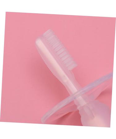 Gatuida 12 Pcs Pink Toothbrush Set with Suction Cup Bristles for Newborns - Soft & Safe for Baby's First Teeth - Buy Online on GoSupps.com
