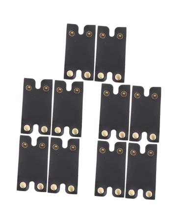 Alipis 10 Stk Afeitadora de Barba Para Hombre Reiserasierer Razor For Men Shave Leather Protection men's razor To shave men Razor Component Travel synthetic leather care 8.5x4.5cmx5pcs blackx5st