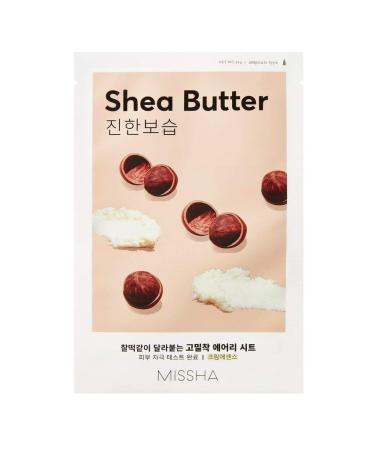 MISSHA Pure Source Cell Sheet Mask (Shea Butter) - Hydrating & Nourishing Facial Treatment - 1 Pack - International Shipping Available - Buy Online on GoSupps.com