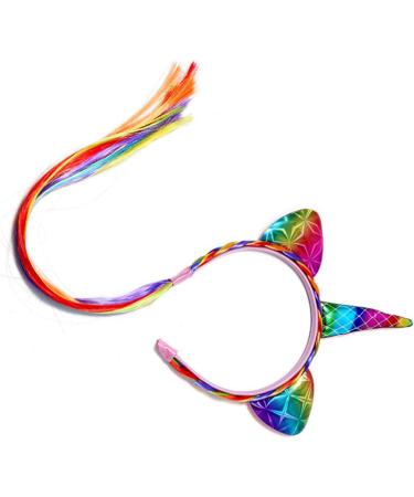 Beavorty Hair Bands hair jewelry for braids hair accessories for braids kids wig kids hair accessories hair ties for kids cosplay wig hair accessories for kids Unicorn hair band ear child - Buy Online on GoSupps.com