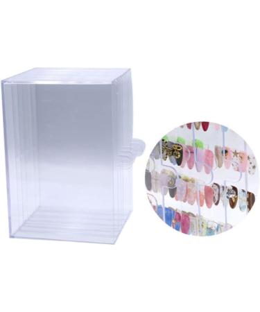 Nail Art Display Stand Nail Tips Acrylic Storage Box with 5 Movable Layers Manicure Tool - Buy Online on GoSupps.com