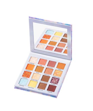 Palette d'ombres paupi res lisse et Non irritante vari t de 16 couleurs nouveau lever de soleil doux pour les yeux