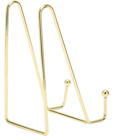 Plate Holder Display Stand Plate Stands for Display Gold Metal Plate Holder Stand for Art with Stable Display Perfect for Nail Designs - Buy Online on GoSupps.com