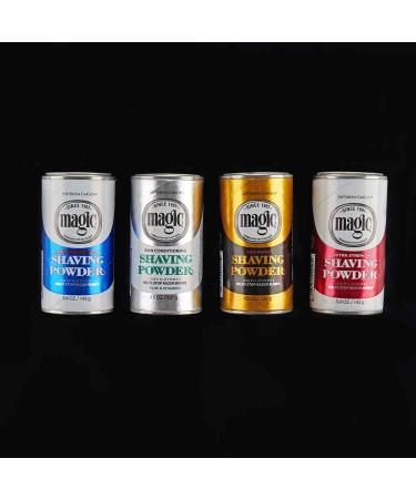 Magic Blue Shaving Powder 5 oz. Regular Depilatory - 6 Pack - Buy Online on GoSupps.com