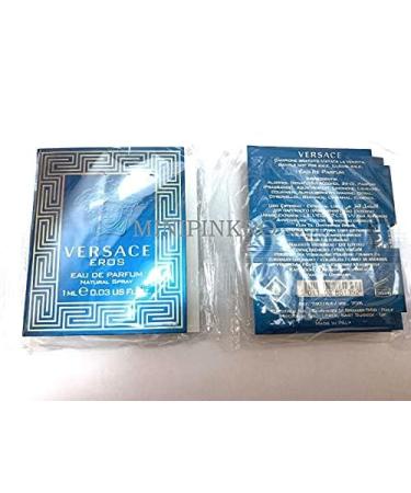 Versace Eros Eau De Parfum Travel Sample Spray Vial .03 Oz/1 Ml - Buy Online on GoSupps.com