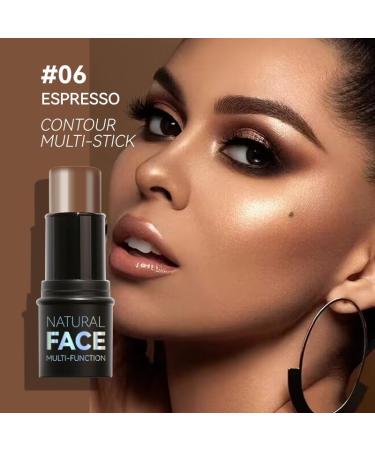 Shop Waterproof Contour Stick Highlight Stick & Blush Stick for Flawless 3D Facial Shaping - Long-Lasting Makeup (06#ESPRESSO) - International Shipping Available - Buy Online on GoSupps.com