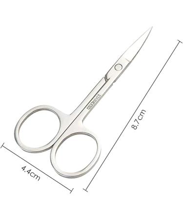 Stainless Steel Manicure Scissors for Facial, Eyebrow, and Nail Grooming | BNP Eyebrow & False Eyelash Trimmer - Buy Online on GoSupps.com