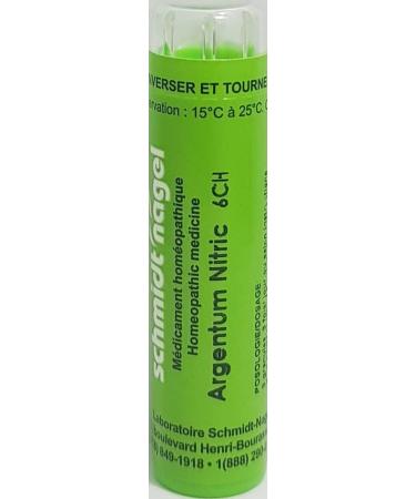 Argentum Nitricum 6CH Homeopathy Medicine Schmidt-Nagel Canada (Homeodel) 90 pellets/granules