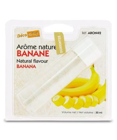 D co Relief - Natural Banana Flavor 30 ml - Food Flavoring for Pastry Cooking - Professional Ingredient