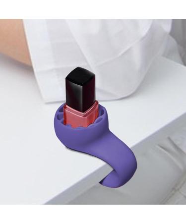 Nail Polish Holder Stand | Wearable Anti-Spill Nail Art Organizer - Anti Slip Grip Suction Flexible Silicone Nail Polish Holder Stand For Personal And Business Use - Buy Online on GoSupps.com